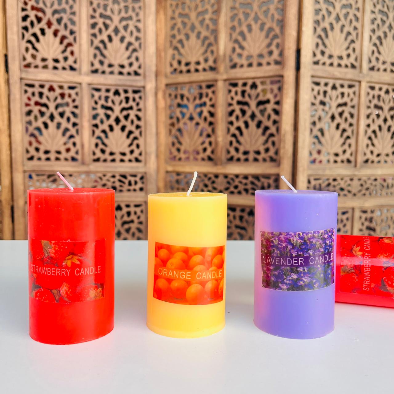 Pillar Scented Wax Candle