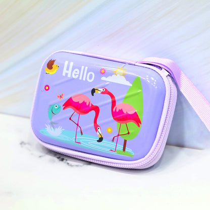 Flamingo Summer Tin Multipurpose Pouch