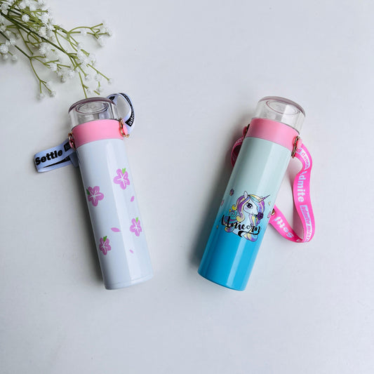 Cute Vaccum Flask Bottle With Sling