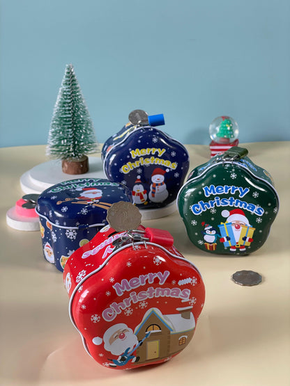 Christmas Mini Flower Piggy Bank