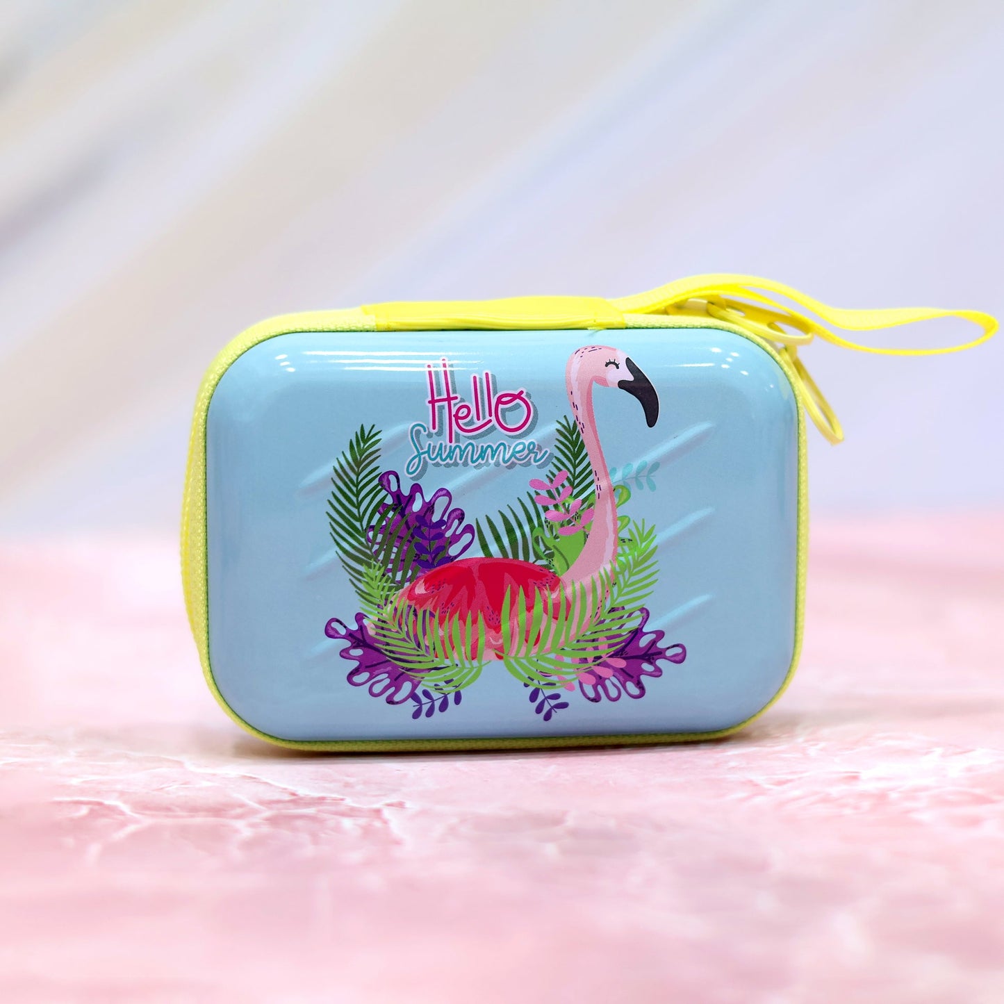 Flamingo Summer Tin Multipurpose Pouch