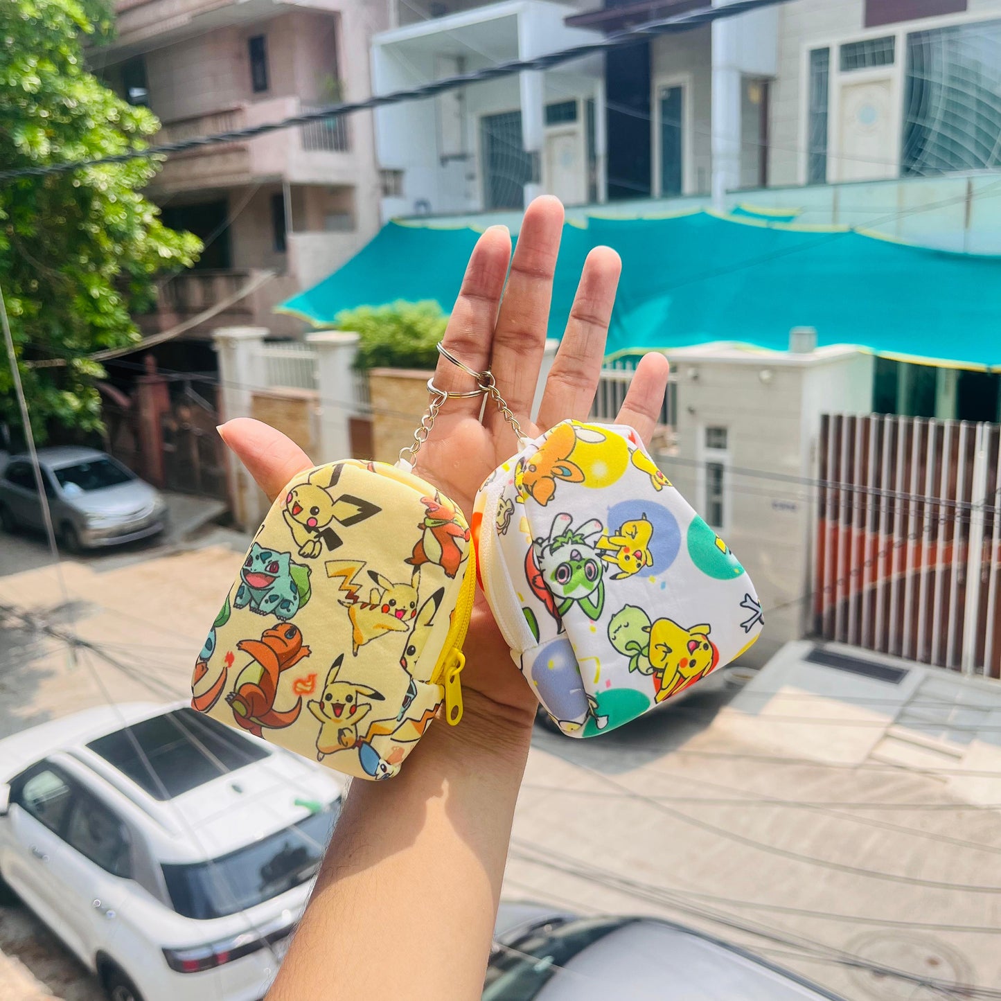 Pokemon Mini Bag Keychain|Multipurpose Pouch