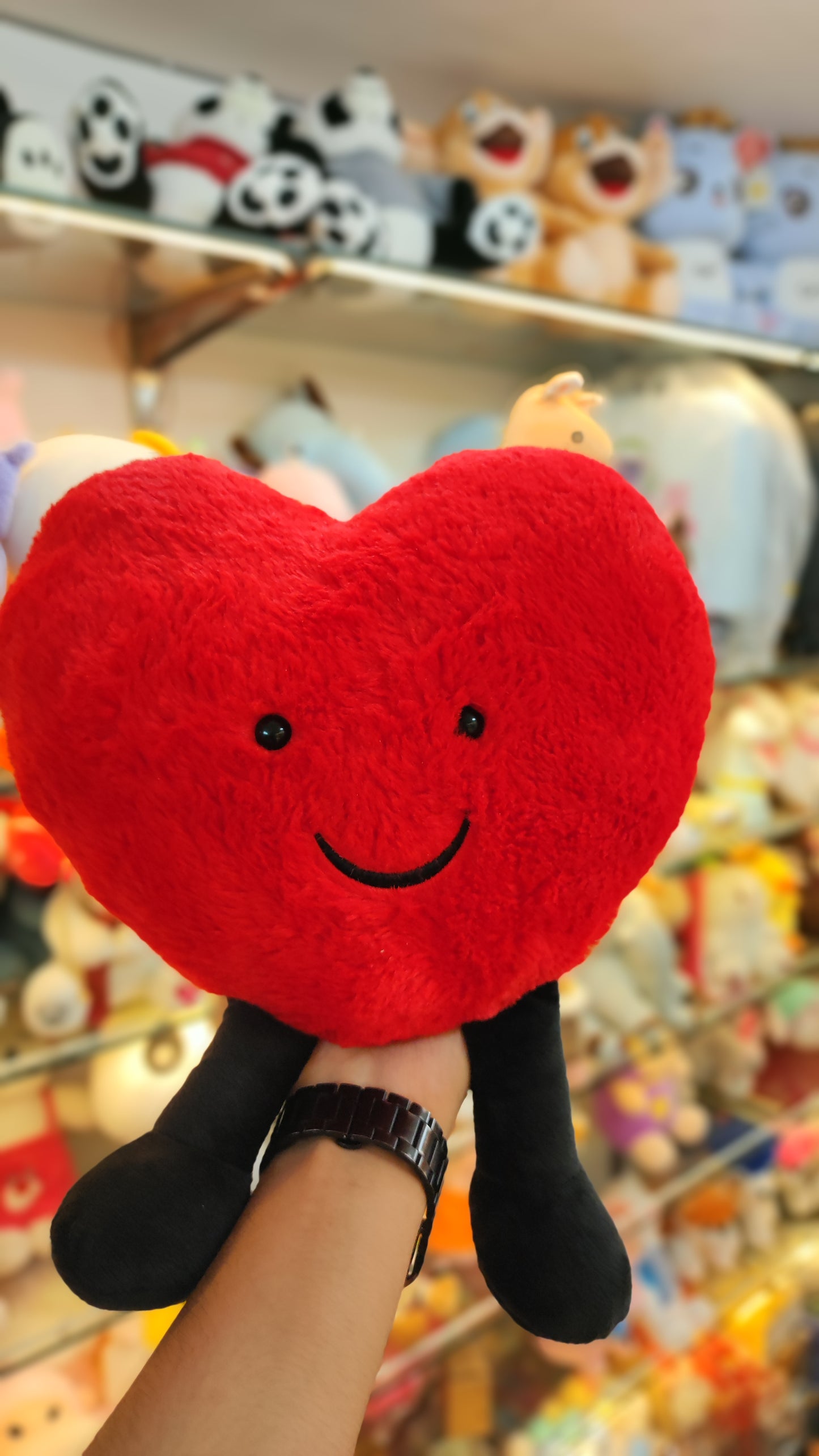Cute Smiling Heart Soft Toy