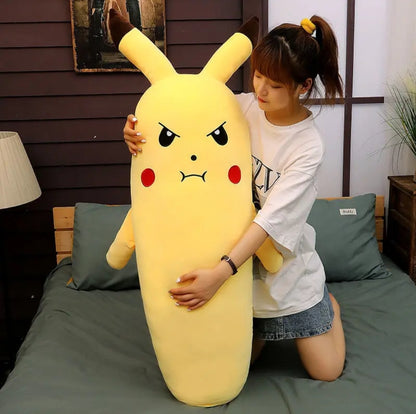 Cute Long Pikachu Pillow Plushy Toy