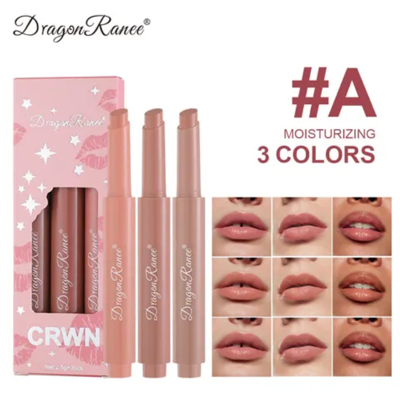 Click Moisturizing lipstick Set of 3pcs