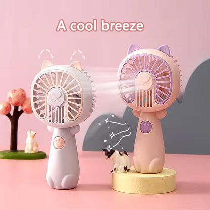 Cute Breeze Portable LED Handfan