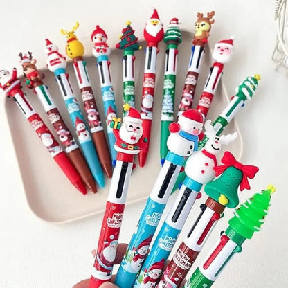 Merry Christmas Four Color Pen