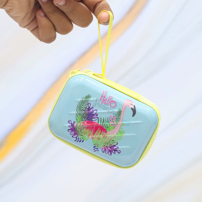 Flamingo Summer Tin Multipurpose Pouch