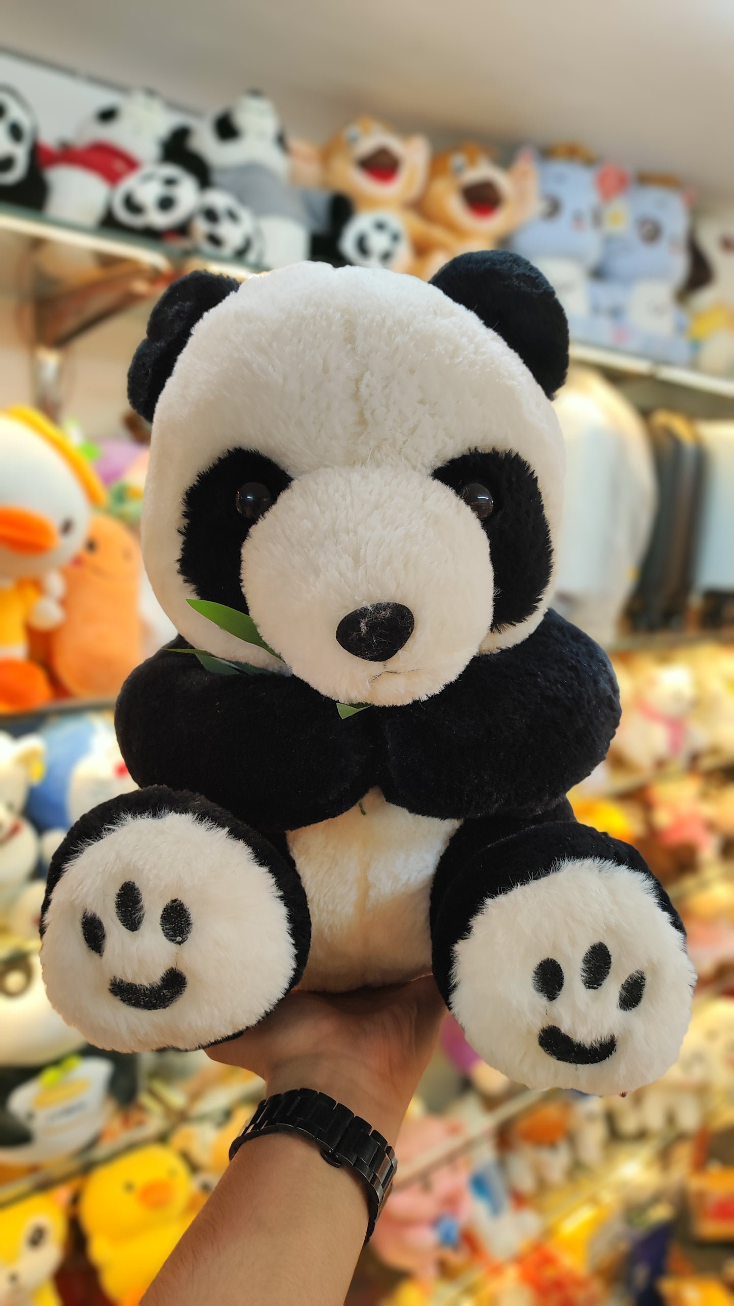 Cute Leaf Panda Soft Toy