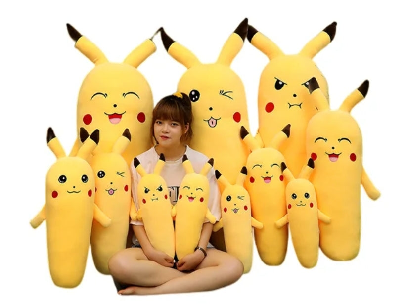 Cute Long Pikachu Pillow Plushy Toy