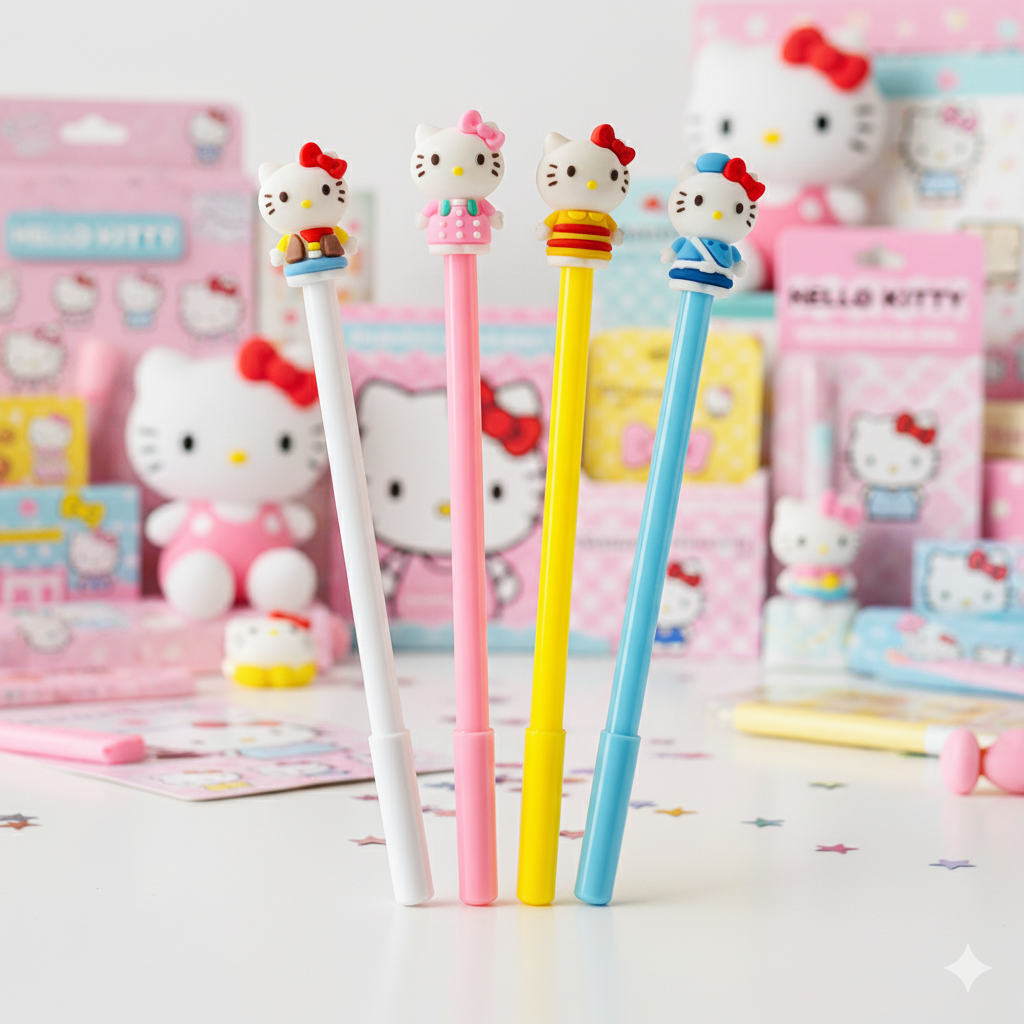 Hello Kitty Gel Pen Set of 2pcs