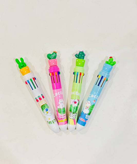 Pookie Cactus Multi-ink Ball Pen