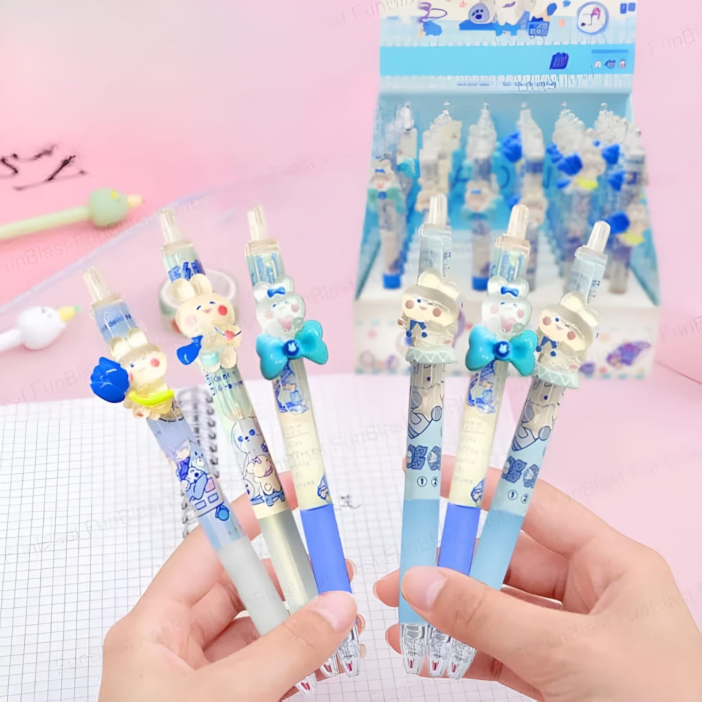 Kawai Bunny Charms Gel Pen