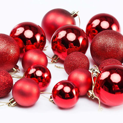 XMAS Decor Decor Balls Ornaments Set - 20Pcs