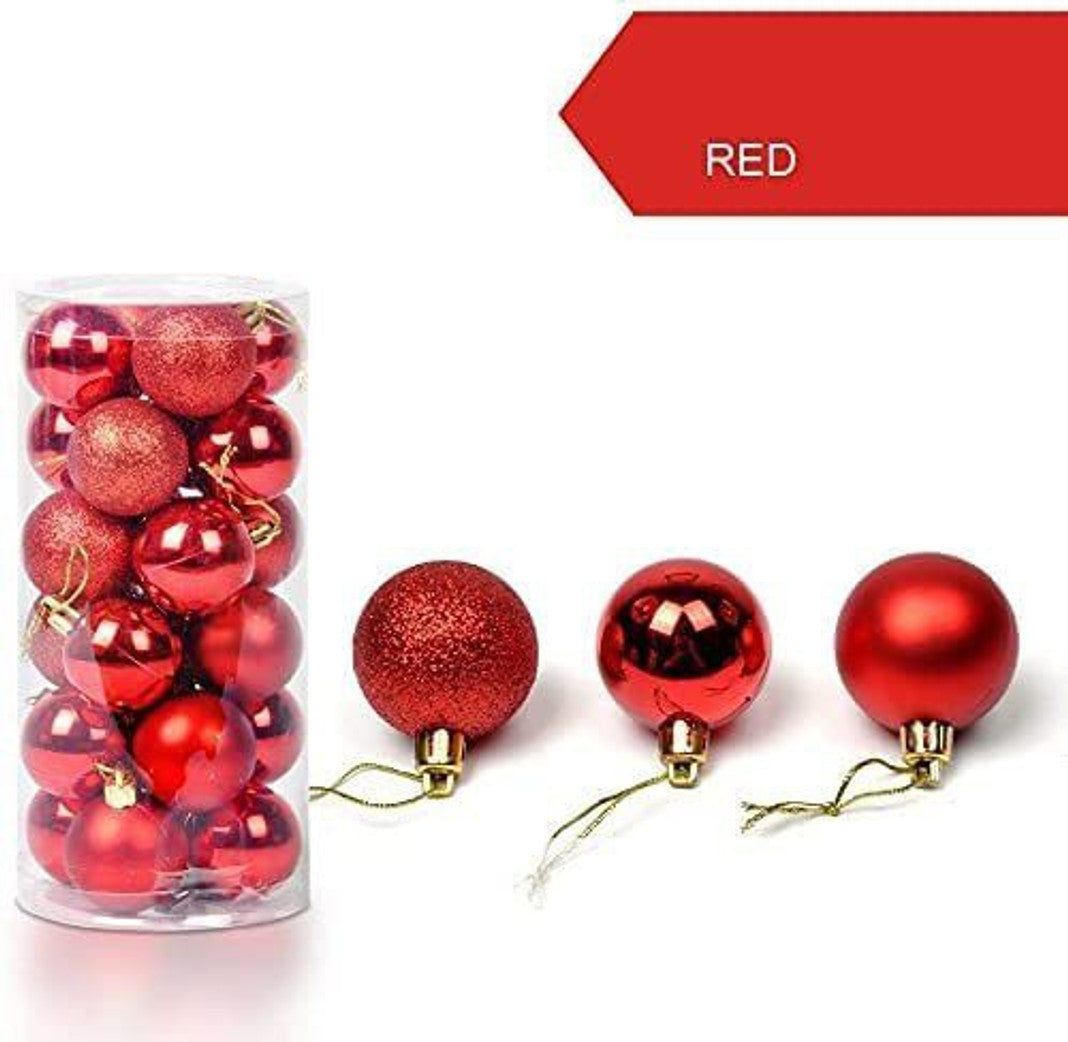 XMAS Decor Decor Balls Ornaments Set - 20Pcs