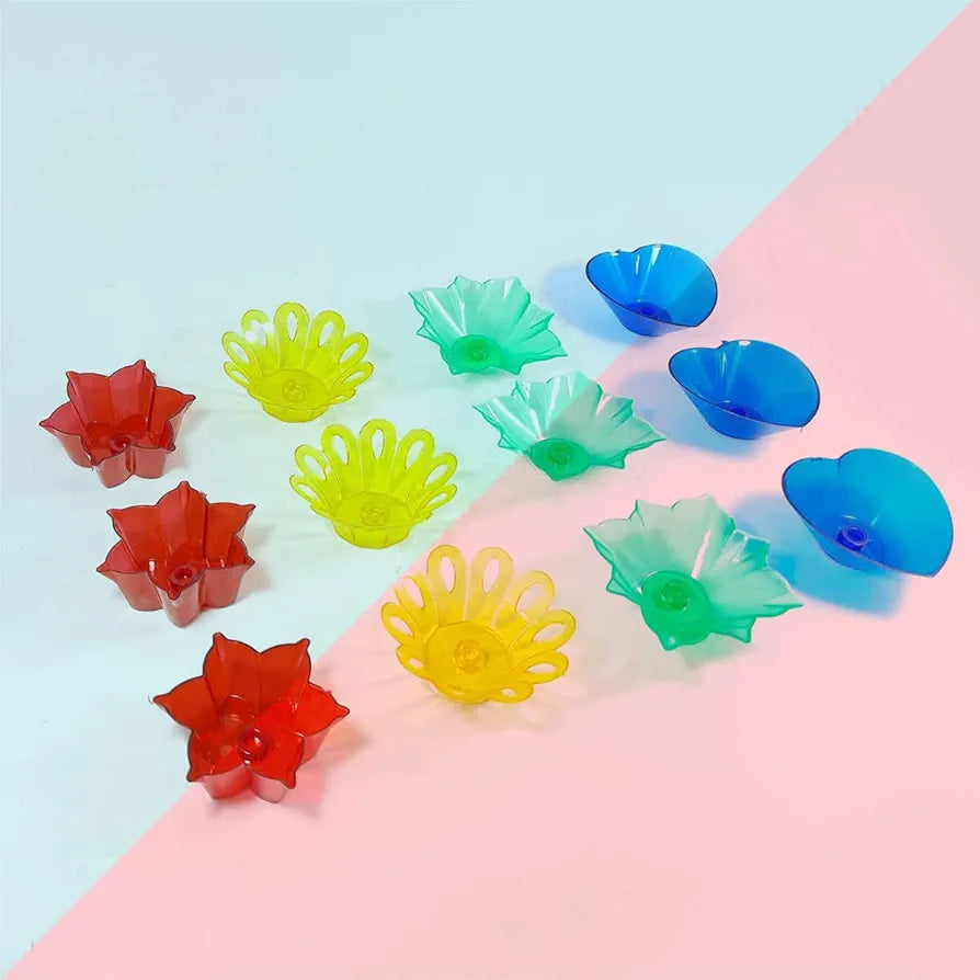 Colorful Reflection Diya Set 12pcs