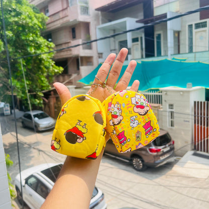 Shinchan Bag Keychain|Multipurpose Pouch