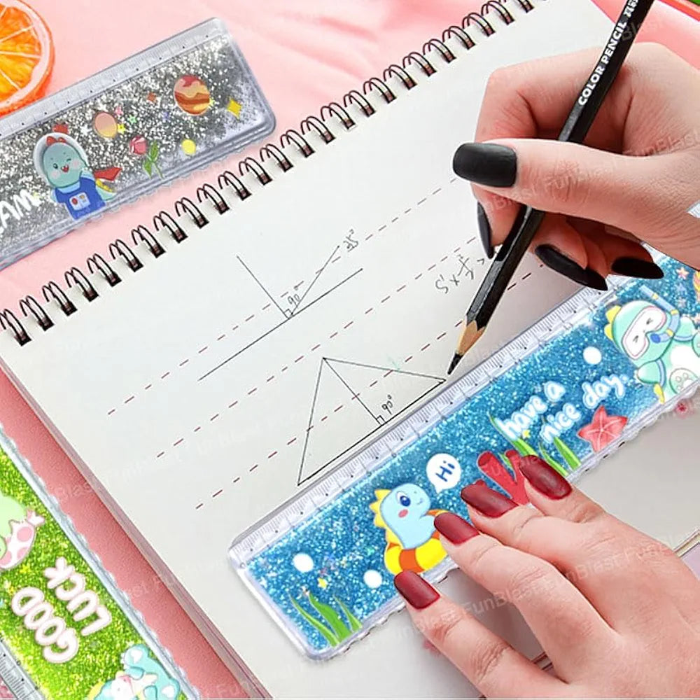 Underwater Floating Glitter Ruler / Scale