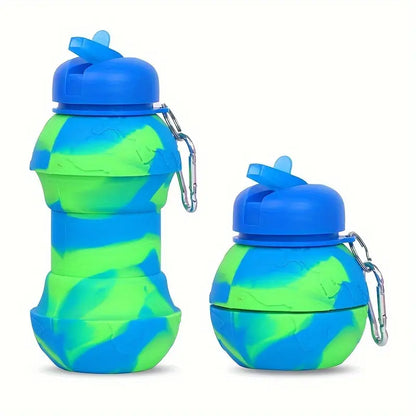 Cute Globe Foldable Silicone Bottle
