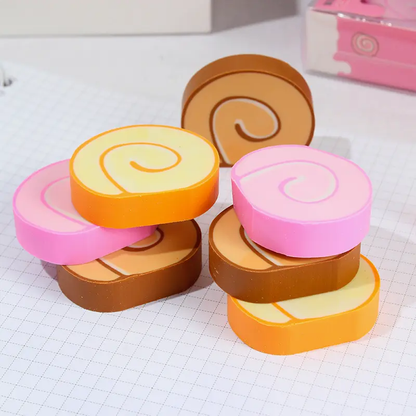 Swiss Roll Erasers Pack