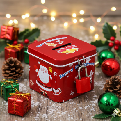 Christmas Mini Square Piggy Bank