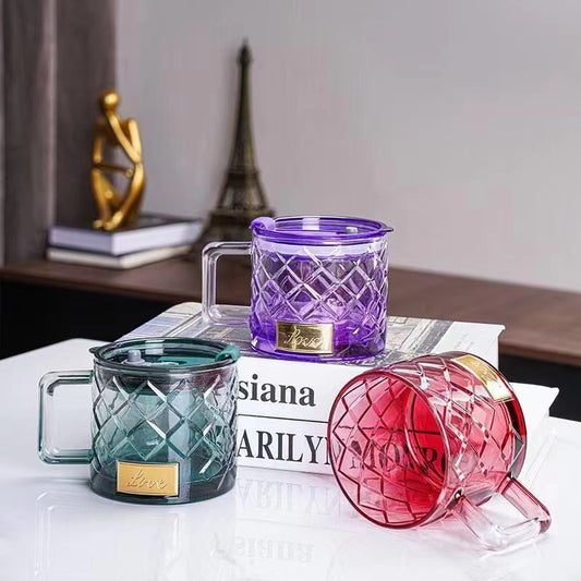 Love Glass Mug (With Straw)