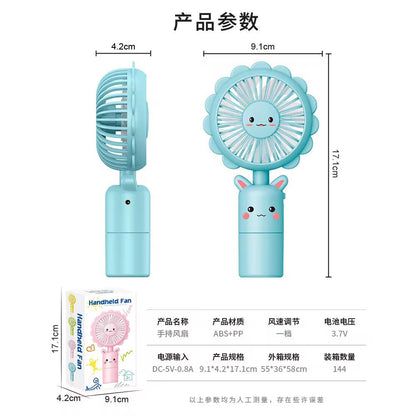 Bunny Bloom Portable USB Handfan