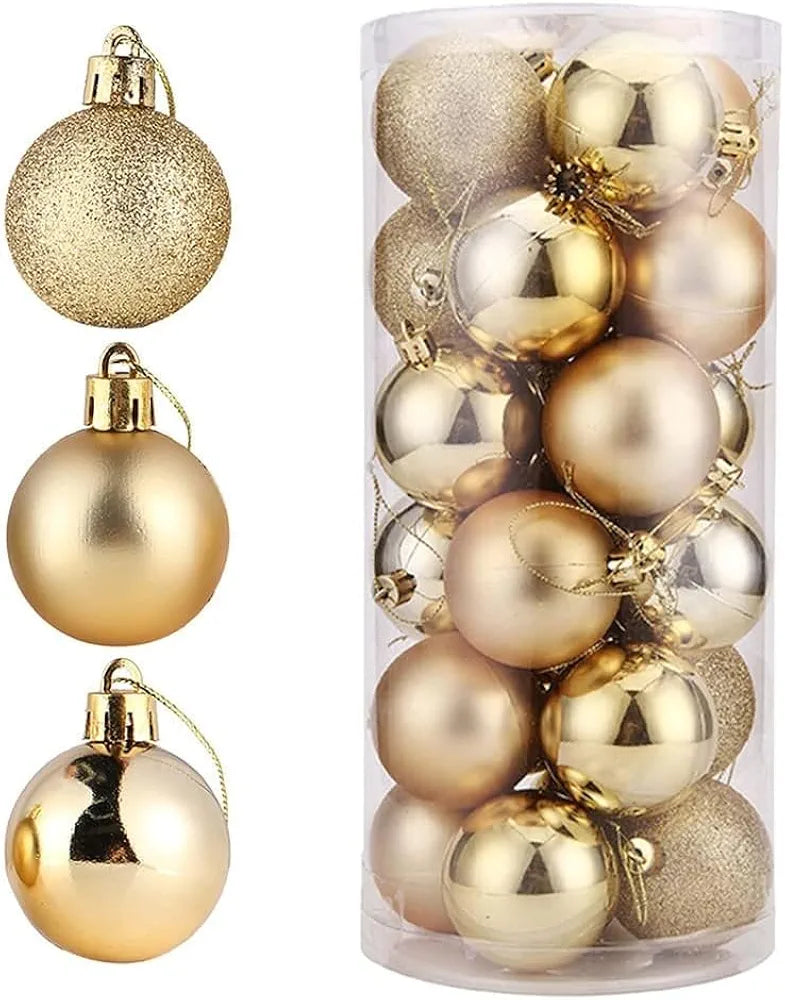 XMAS Decor Decor Balls Ornaments Set - 20Pcs
