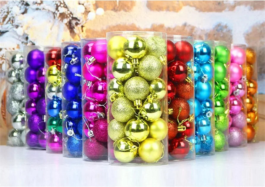 XMAS Decor Decor Balls Ornaments Set - 20Pcs