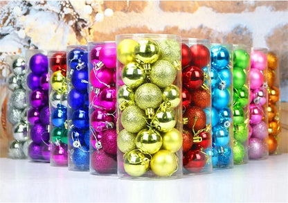 XMAS Decor Decor Balls Ornaments Set - 20Pcs