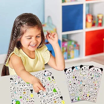 Panda Fluffy Stickers Pack