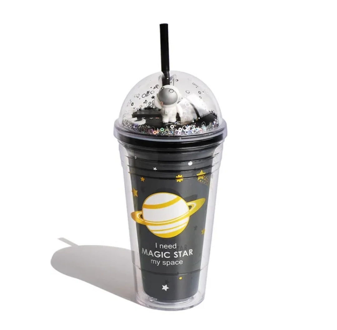 Astronaut Space Sipper with Straw