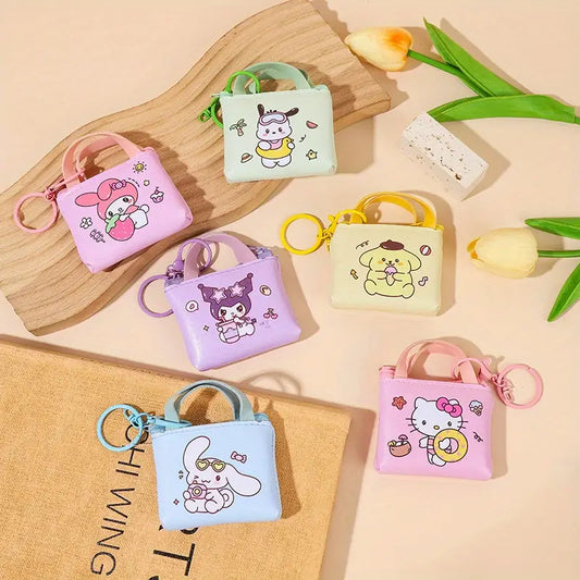Sanrio Mini Tote Bag Keychain |Multipurpose Pouch