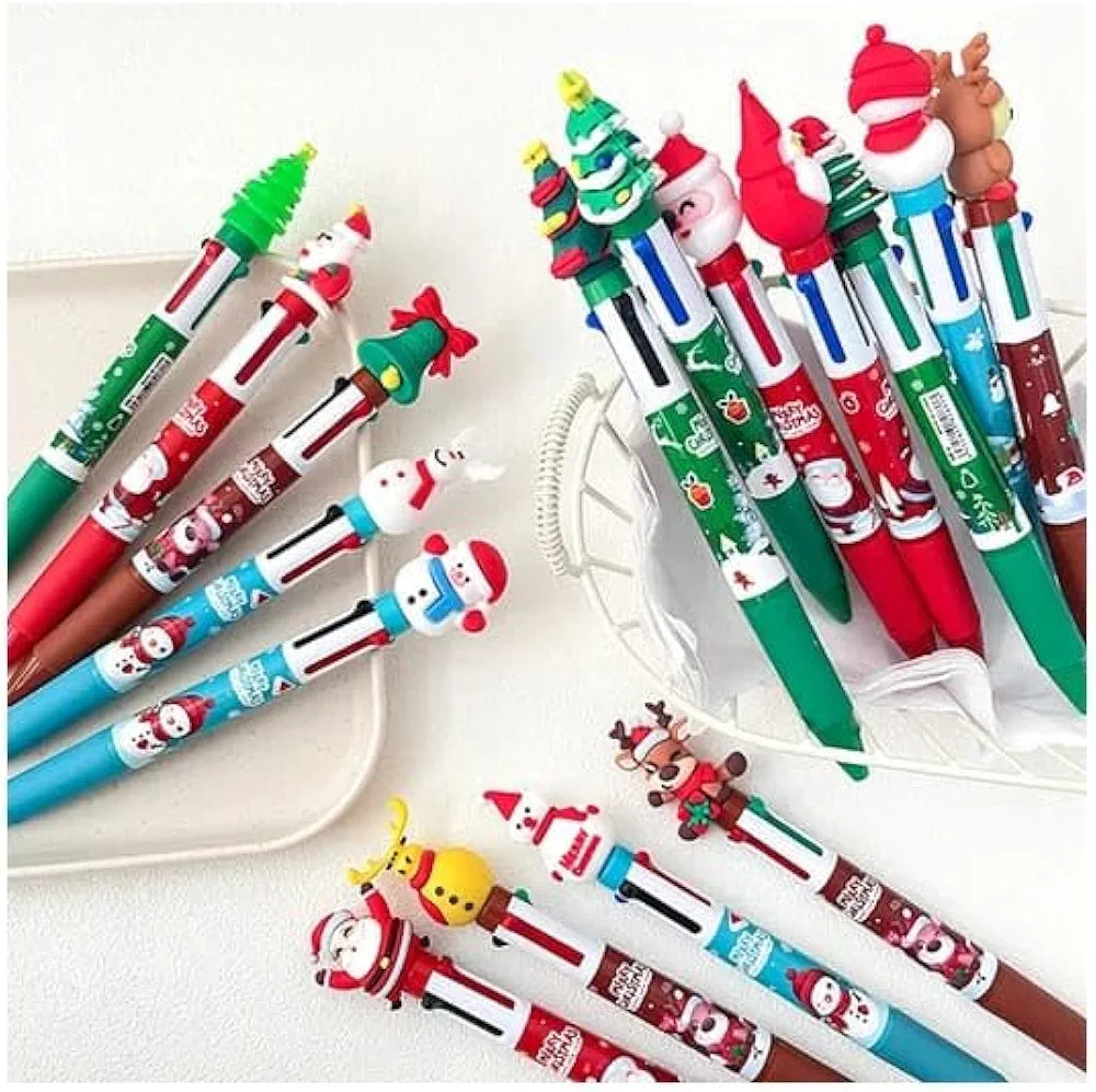 Merry Christmas Four Color Pen
