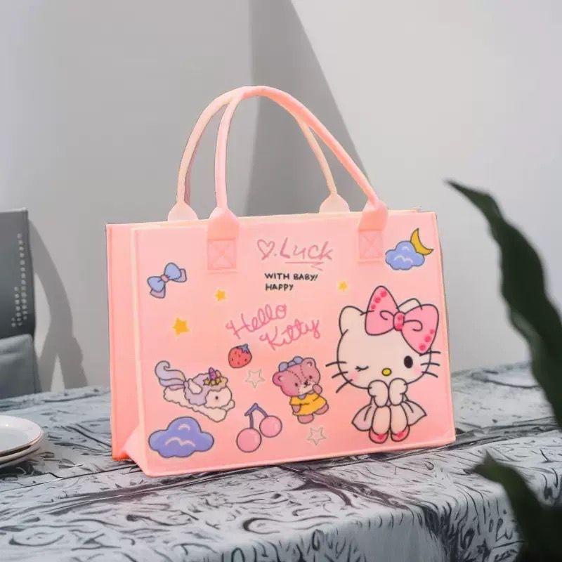 HLT x Hello キティ Tote Bag (Tin) pink HLT x Hello Kitty Tote Bag
