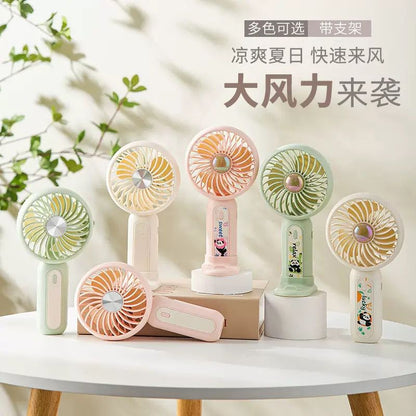 Pastel Panda Portable USB Handfan