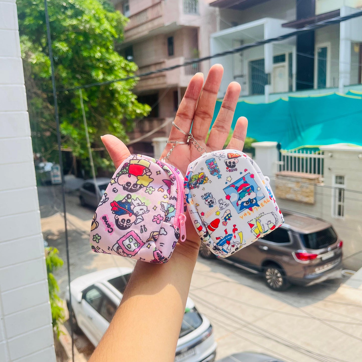 Shinchan Bag Keychain|Multipurpose Pouch