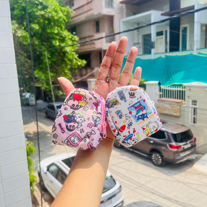 Shinchan Bag Keychain|Multipurpose Pouch