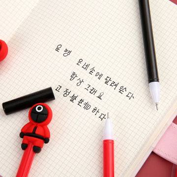 Squid Game Gel Pen Set Of 6 Pcs