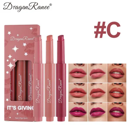 Click Moisturizing lipstick Set of 3pcs