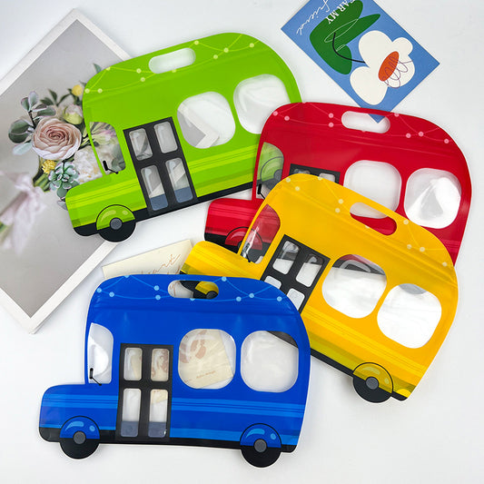 Cute Cartoon Car Zip Lock Bag