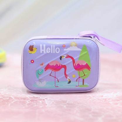Flamingo Summer Tin Multipurpose Pouch