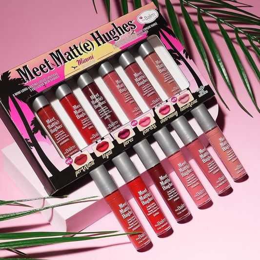 Matt Liquid Lipsticks Set - 6Pcs