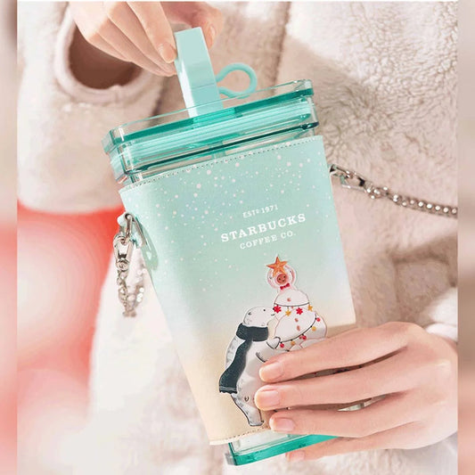 Starbucks Winter Snow Sipper/Bottle with Sling