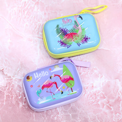 Flamingo Summer Tin Multipurpose Pouch