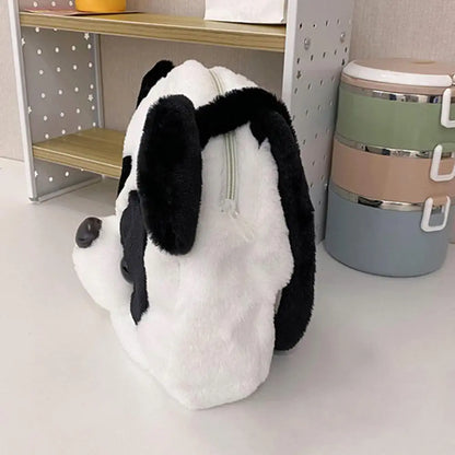 3D Panda Round Plushie Tote Bag