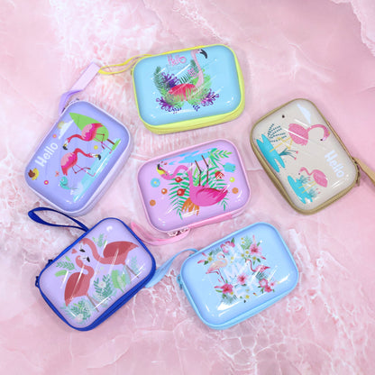 Flamingo Summer Tin Multipurpose Pouch